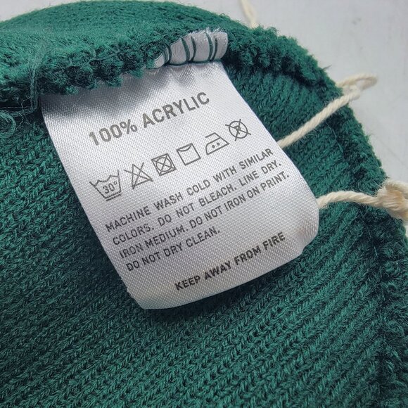 Jameson Adults Green Beanie Hat Winter Warm Casual Outdoors Comfort Lightweight - Picture 5 of 6